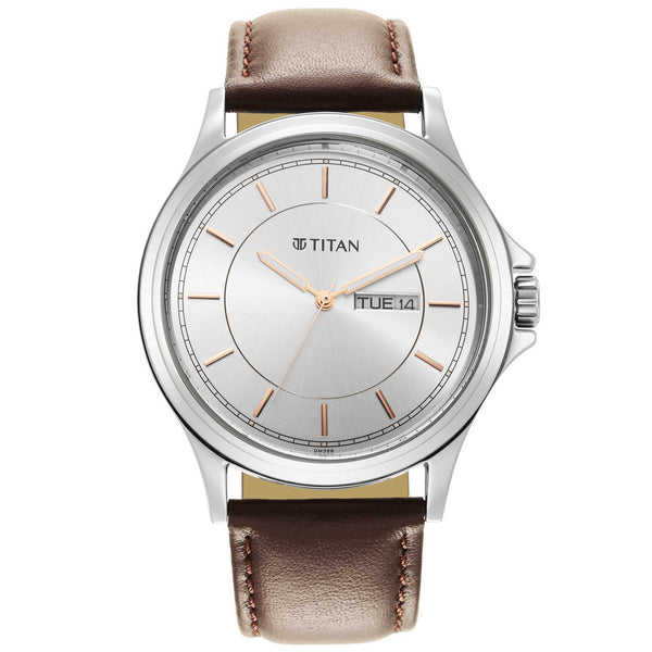 TITAN TRENDSETTERS WITH SILVER WHITE DIAL 1870SL03