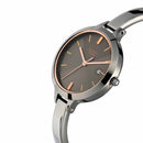 TITAN RAGA GREY DIAL METAL STRAP WATCH 2578QM02