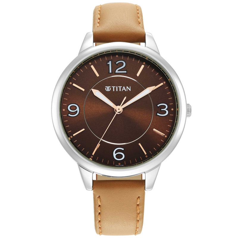 TITAN TRENDSETTERS WITH BROWN DIAL 2617SL03