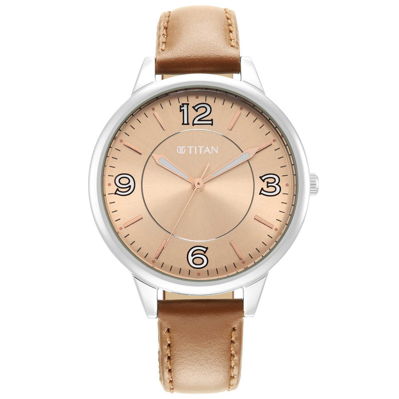 TITAN TRENDSETTERS WITH LIGHT ROSE GOLD DIAL 2617SL05