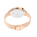 TITAN SPARKLE II BLUE MOTHER OF PEARL DIAL LEATHER STRAP WATCH 2617WM01