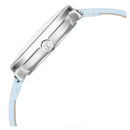 TITAN PASTEL DREAMS SILVER DIAL BLUE LEATHER STRAP WATCH 2651SL04