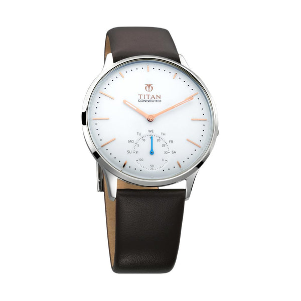TITAN CONNECTED BLUE DIAL SMART WATCH 90099SL01