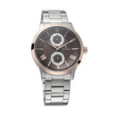 TITAN CLASSIQUE BROWN DIAL MULTIFUNCTION WATCH FOR MEN 90100KM01
