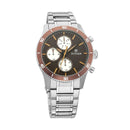 TITAN BROWN DIAL CHRONOGRAPH WATCH FOR MEN 90105KM01