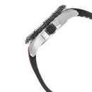 TITAN OCTANE BLACK DIAL RED STRAP WATCH 90109KP03