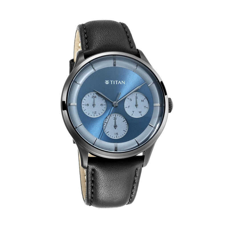 TITAN BLUE DIAL WITH ANTHRACITE CASE 90125QL01
