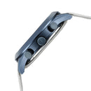 TITAN ATHLEISURE BLUE DIAL GREY NYLON STRAP WATCH 90129QP01