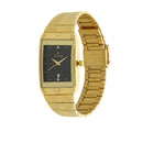 TITAN BLACK DIAL METAL STRAP WATCH 9151YM05