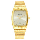 TITAN KARISHMA CHAMPAGNE DIAL BRASS STRAP WATCH 9315YM05