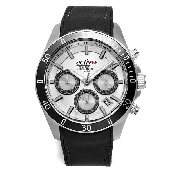 Activ westar chronograph 10 atm price sale